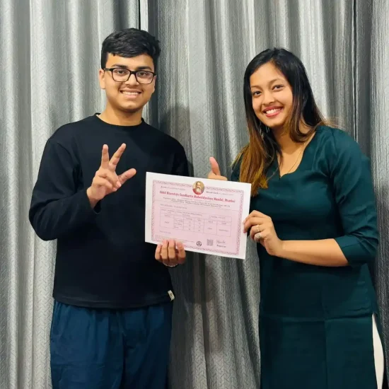 raga students certificate 2